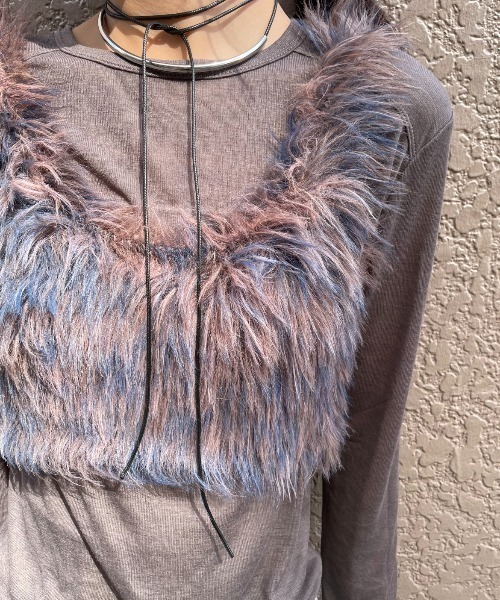 ケイティ ビスチェ 2way釦付きラメニットビスチェ（ベスト）｜titivate（ティティ