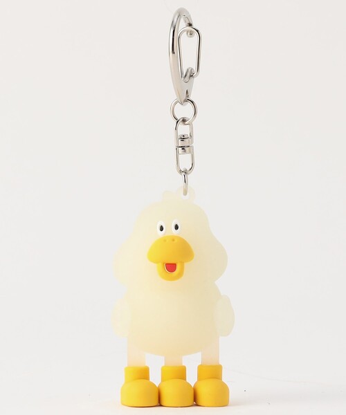 FREAK'S STORE（フリークスストア）の「DUCKROW DEPART/ダックローデパート Figure key holder 蓄光（キーホルダー・メンズ・イエロー・ONE SIZE）」の5枚目の写真