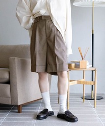 RAGEBLUE | グランパロールアップデザインハーフパンツ/セットアップ対応(スラックス)