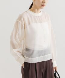 URBAN RESEARCH | オーガンジーシアートップス(Tシャツ/カットソー)