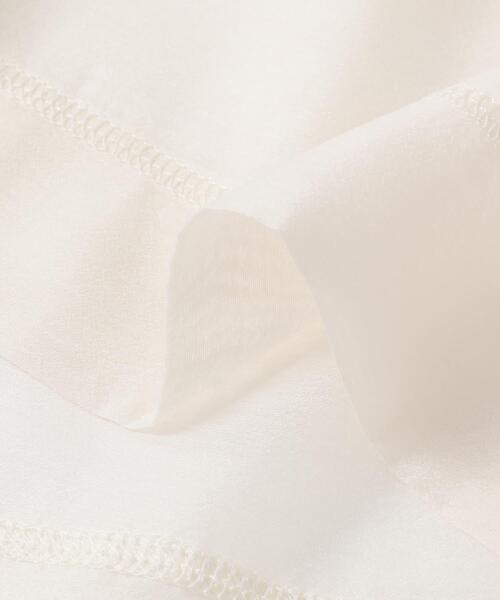 URBAN RESEARCH（アーバンリサーチ）の「オーガンジーシアートップス（Tシャツ/カットソー・レディース・オフホワイト/ブラック・FREE）」の13枚目の写真