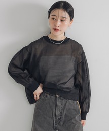 URBAN RESEARCH | オーガンジーシアートップス(Tシャツ/カットソー)