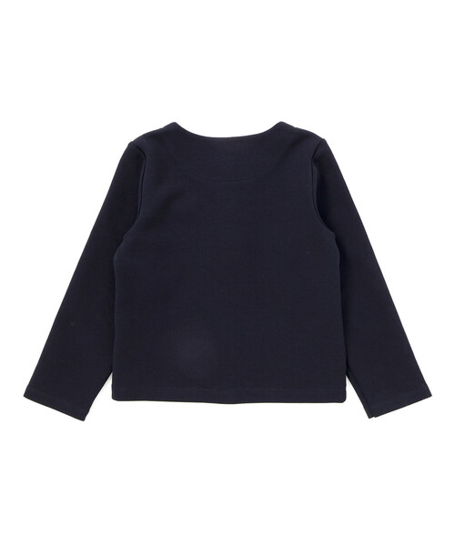 Tartine et Chocolat（タルティーヌエショコラ）の「【お揃い】ポンチリボンカーディガン(100-140cm)（カーディガン/ボレロ・キッズ・ベージュ/ネイビー・140cm/130cm）」の8枚目の写真