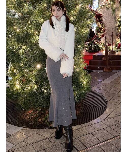 セール】ポイントフェイクファーブルゾン（ブルゾン）｜RESEXXY