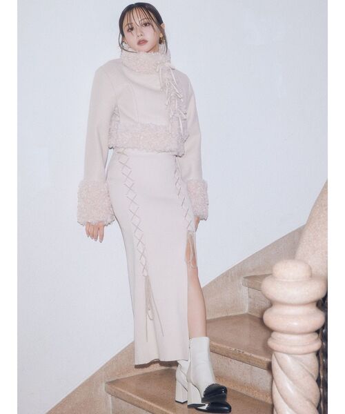 ポイントフェイクファーブルゾン（ブルゾン）｜RESEXXY（リゼクシー