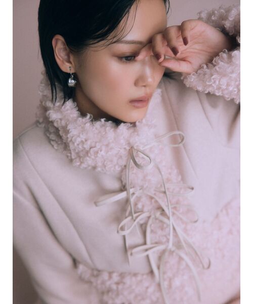 【〆鯖☆プロフ必読】即完売！アポワンウテセ　フェイクファーブルゾン　美品 〆鯖☆プロフ必読】即完売！アポワンウテセ フェイクファーブルゾン 美