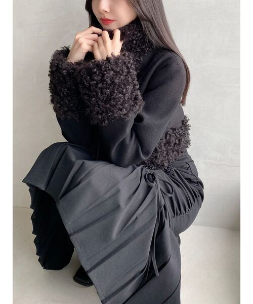 セール】ポイントフェイクファーブルゾン（ブルゾン）｜RESEXXY