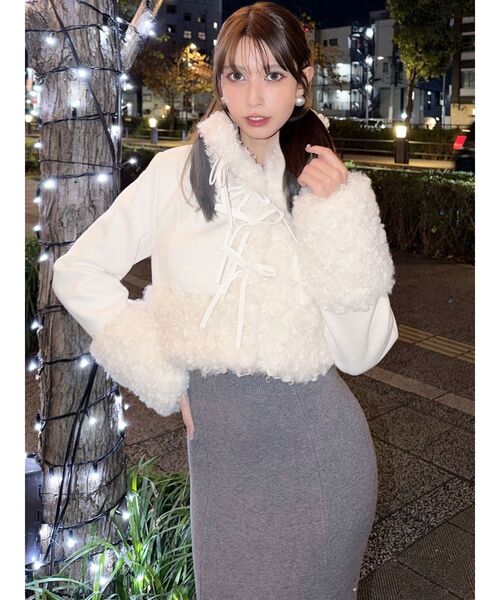 RESEXXY（リゼクシー）の「ポイントフェイクファーブルゾン（ブルゾン