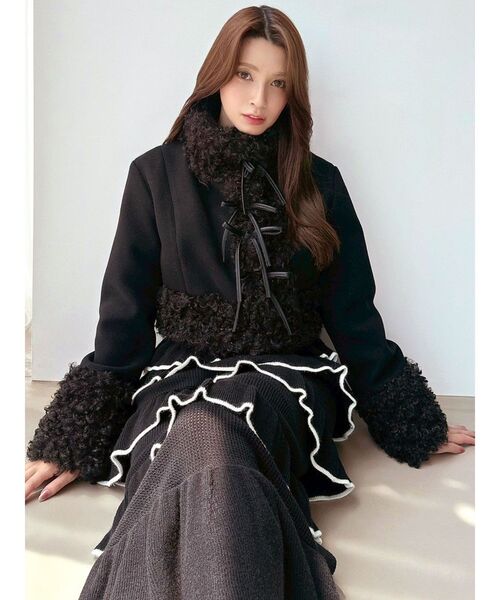 ポイントフェイクファーブルゾン（ブルゾン）｜RESEXXY（リゼクシー