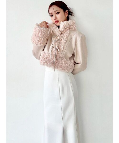 セール】ポイントフェイクファーブルゾン（ブルゾン）｜RESEXXY