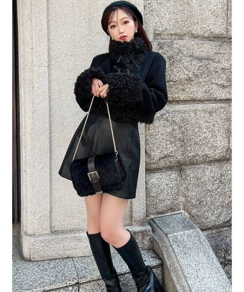 ポイントフェイクファーブルゾン（ブルゾン）｜RESEXXY（リゼクシー