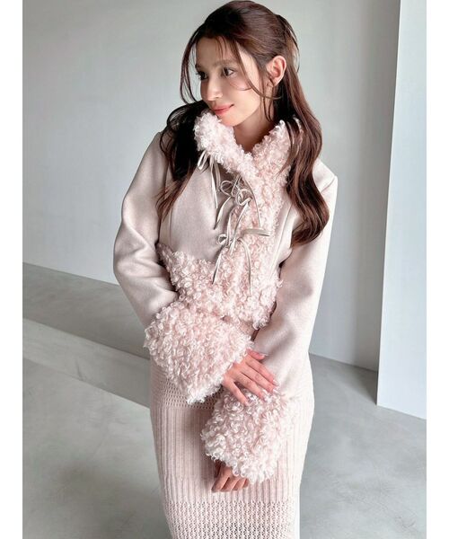 セール】ポイントフェイクファーブルゾン（ブルゾン）｜RESEXXY