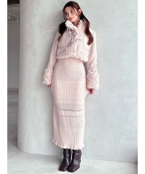 ポイントフェイクファーブルゾン（ブルゾン）｜RESEXXY（リゼクシー