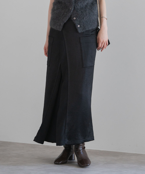 値下げ未使用☆COGTHEBIGSMOKE コグザビッグスモーク　スカート COG THE BIGSMOKE/コグザビッグスモーク MINA DOUBLE WRAP SKIRT