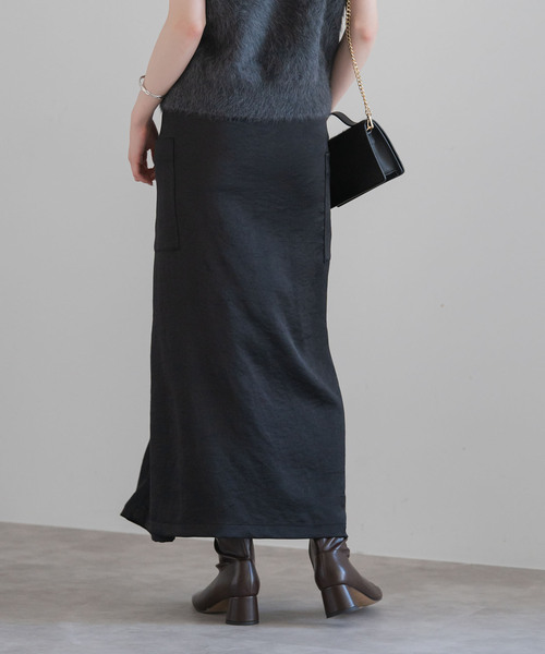 COGTHEBIGSMOKE（コグザビッグスモーク）の「COG THE BIGSMOKE/コグザビッグスモーク MINA DOUBLE WRAP SKIRT（スカート・レディース・ブラック/アイボリー・FREE）」の10枚目の写真