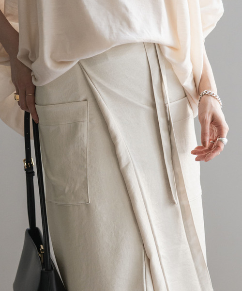COG THE BIGSMOKE/コグザビッグスモーク MINA DOUBLE WRAP SKIRT
