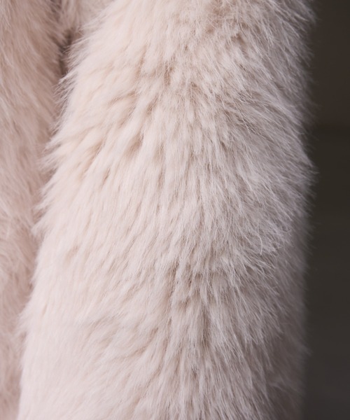 2wayベルトファーコート（その他アウター）｜mellowneon（メロウネオン