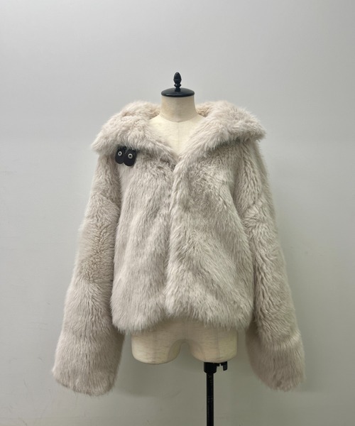 2wayベルトファーコート（その他アウター）｜mellowneon（メロウネオン