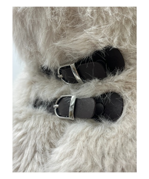 2wayベルトファーコート（その他アウター）｜mellowneon（メロウネオン