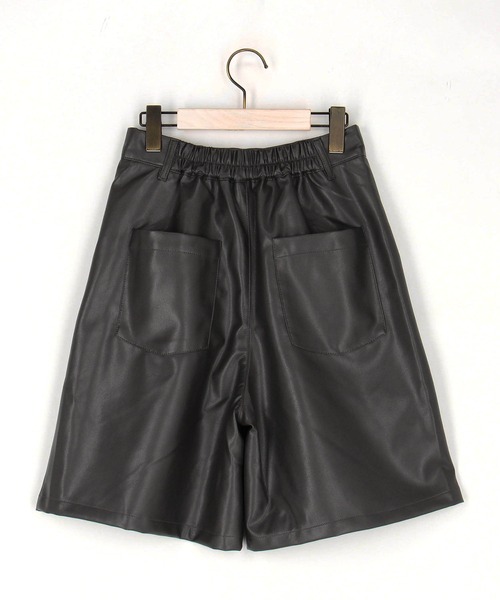 NICOLE CLUB（ニコル　クラブ）の「ハイウエストハーフパンツ（その他パンツ・レディース・ブラウン/チャコールグレー・MEDIUM）」の14枚目の写真