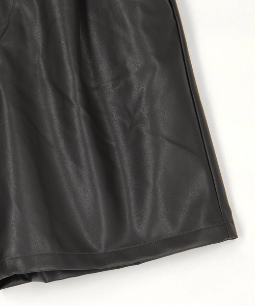 NICOLE CLUB（ニコル　クラブ）の「ハイウエストハーフパンツ（その他パンツ・レディース・ブラウン/チャコールグレー・MEDIUM）」の17枚目の写真