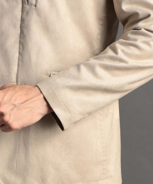 MONSIEUR NICOLE（ムッシュニコル）の「【ex/tra】KOMASUEDE スタンドカラージャケット（その他アウター・メンズ・ネイビー/グレー・LARGE/X-LARGE/MEDIUM）」の17枚目の写真