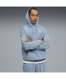 PUMA | PUMA プーマ メンズ ESS ELEVATED リラックスド ウォッシュ フーディ 裏起毛(パーカー)