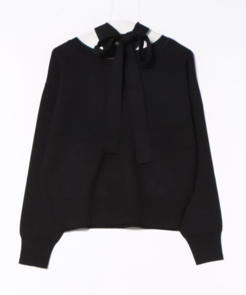 DRAW(ドロー) / チョーカーデザイン リボントップス（ニット/セーター