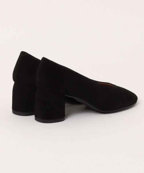 ANGEL ALARCON（アンヘルアラルコン）の「【ANGEL ALARCON】オブリークトウチャンキーヒールパンプス(D51102)（パンプス・レディース・ブラック/ブラック系その他・38/37/36/35）」の3枚目の写真