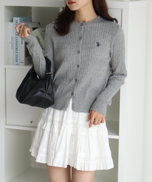 セール】【U.S. POLO ASSN./ユーエスポロアッスン】ロゴ刺繍 クルー