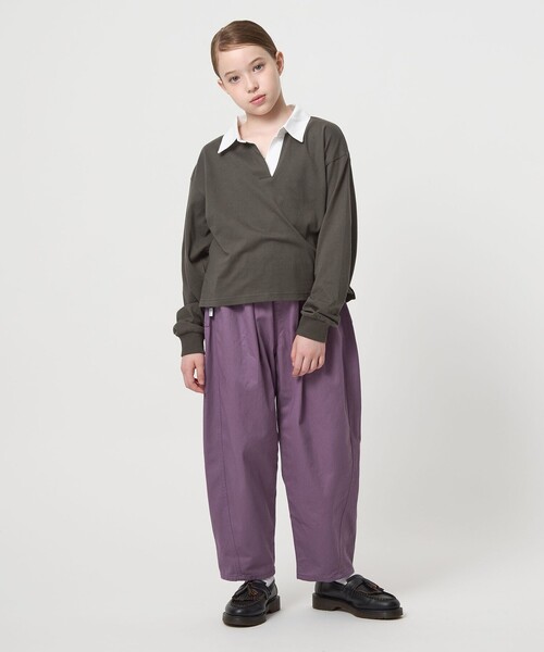 セール】ラガーシャツ（無地） / キッズ 120cm-160cm（ポロシャツ