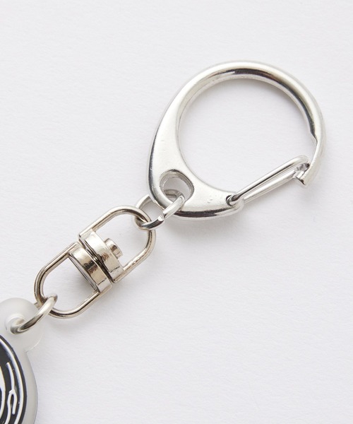 MESSAGE AND FACE RUBBER KEY CHARM（キーホルダー）｜X-girl