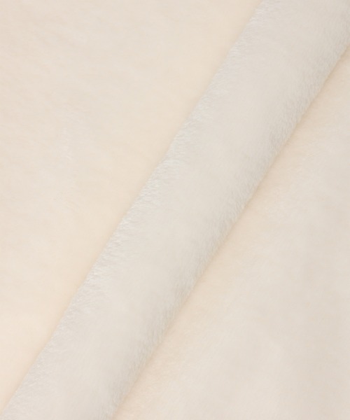 Amourire girl（アムリールガール）の「ラムフリース 袖リボンチュニックプルオーバー（スウェット・キッズ・ピンク/オフホワイト・160cm/150cm/140cm/130cm）」の11枚目の写真