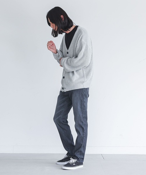 MDR（エムディアール）の「裏ベロアストレッチデニムパンツ／暖パン・暖かい・スリム・伸びる（デニムパンツ・メンズ・インディゴブルー/ブルー/ブラック・M/L/XL）」の14枚目の写真