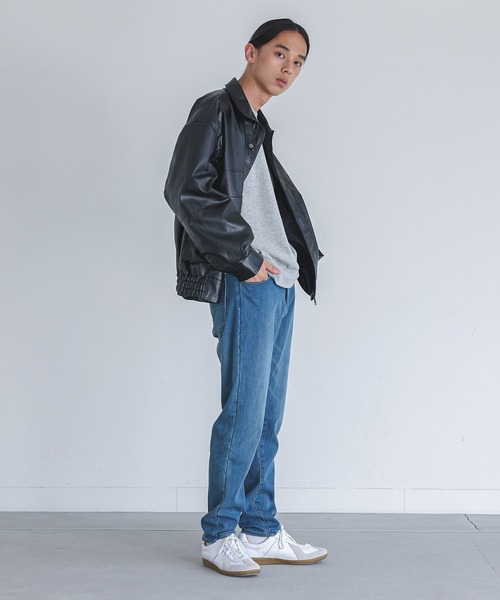MDR（エムディアール）の「裏ベロアストレッチデニムパンツ／暖パン・暖かい・スリム・伸びる（デニムパンツ・メンズ・インディゴブルー/ブルー/ブラック・M/L/XL）」の9枚目の写真