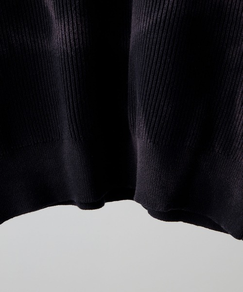 CLEL】Basic/Spray Rib Knit Crew Neck Knit / ベーシック/スプレー畦