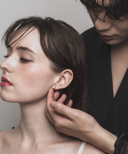 muku（ムク）の「PIERCE/MAT HOOP（ピアス（両耳用）・メンズ・シルバー/ゴールド・FREE）」の8枚目の写真