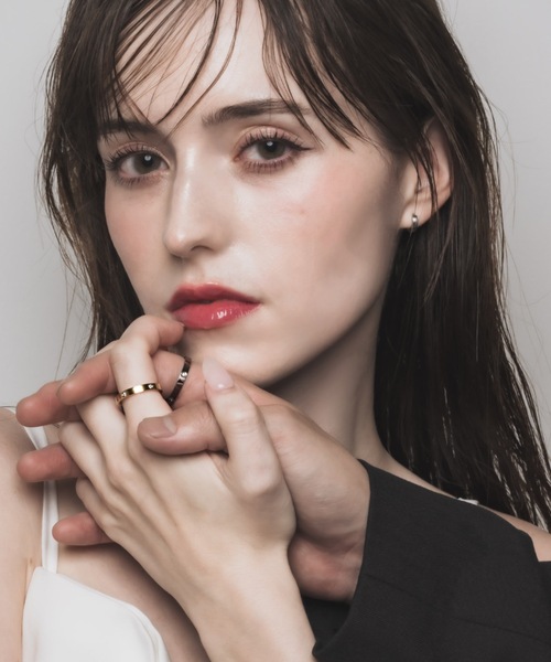muku（ムク）の「PIERCE/MAT HOOP（ピアス（両耳用）・メンズ・シルバー/ゴールド・FREE）」の4枚目の写真