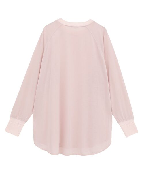 CRAFT STANDARD BOUTIQUE（クラフトスタンダードブティック）の「リブ切替ラグランチュニック（チュニック・レディース・ブラック/カーキ/ピンク・FREE）」の16枚目の写真