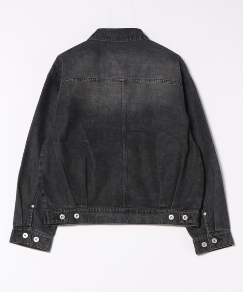 ８(eight)（エイト）の「デニムジャケット（デニムジャケット・メンズ・ブラック/ネイビー/ブルー・MEDIUM/LARGE）」の5枚目の写真