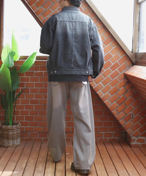 ８(eight)（エイト）の「デニムジャケット（デニムジャケット・メンズ・ブラック/ネイビー/ブルー・MEDIUM/LARGE）」の14枚目の写真