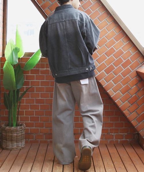 ８(eight)（エイト）の「デニムジャケット（デニムジャケット・メンズ・ブラック/ネイビー/ブルー・MEDIUM/LARGE）」の15枚目の写真