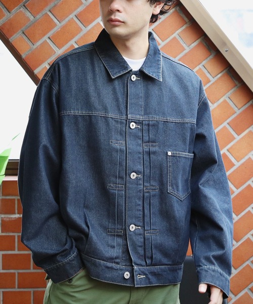 ８(eight)（エイト）の「デニムジャケット（デニムジャケット・メンズ・ブラック/ネイビー/ブルー・MEDIUM/LARGE）」の16枚目の写真