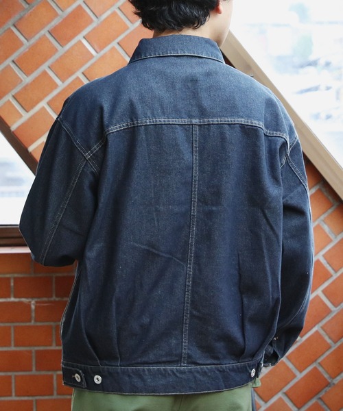 ８(eight)（エイト）の「デニムジャケット（デニムジャケット・メンズ・ブラック/ネイビー/ブルー・MEDIUM/LARGE）」の18枚目の写真