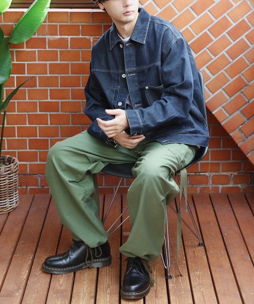 ８(eight)（エイト）の「デニムジャケット（デニムジャケット・メンズ・ブラック/ネイビー/ブルー・MEDIUM/LARGE）」の20枚目の写真