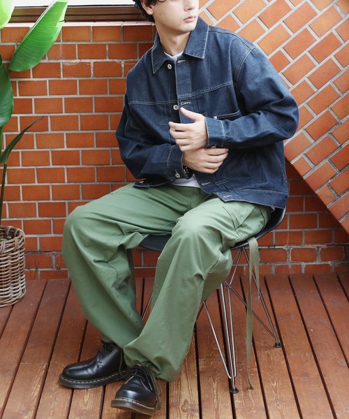 ８(eight)（エイト）の「デニムジャケット（デニムジャケット・メンズ・ブラック/ネイビー/ブルー・MEDIUM/LARGE）」の21枚目の写真