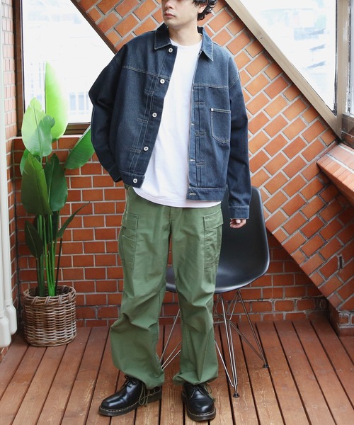 ８(eight)（エイト）の「デニムジャケット（デニムジャケット・メンズ・ブラック/ネイビー/ブルー・MEDIUM/LARGE）」の22枚目の写真