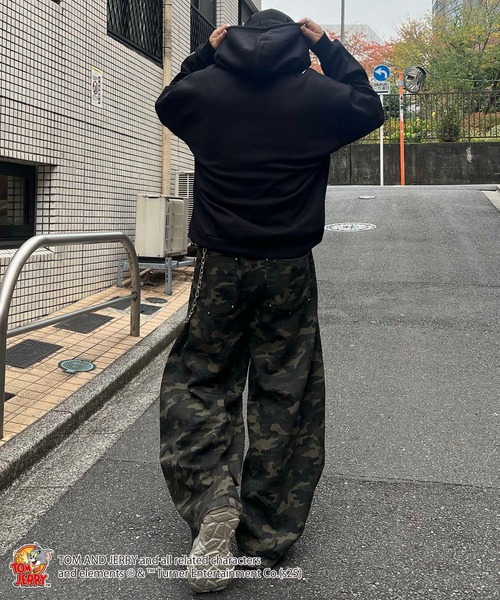 ILL'S(イルズ)の「【TOM&JERRY 】 トムとジェリー グランジ プリントパーカー バックプリント バックスタイルプリント 裏起毛 メンズ レディース ユニセックス(パーカー・メンズ・ブラック/ブラック系その他2/グレー系その他/ブラック系その他/ブラウン/パープル系その他/グレー系その他2/グリーン系その他2・M/L)」の20枚目の写真