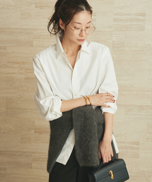 【美品】plage デニムシャツ プラージュ Plage Denim シャツ （ネイビー） - ファッション