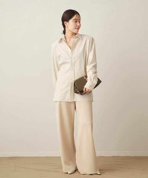 plage（プラージュ）の「Power Shoulder シャツ（シャツ/ブラウス 